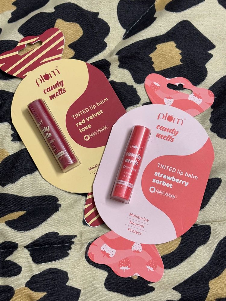Plum Candy Melts Tinted Lip Balm Duo
