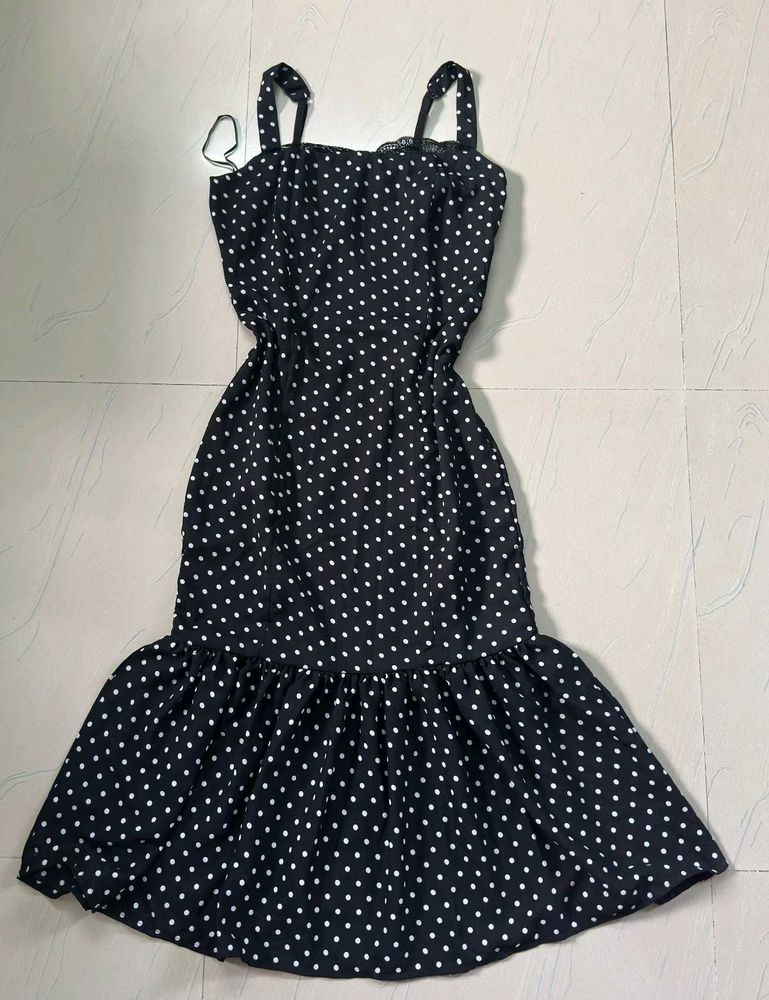 Black &amp; White Polka Dots