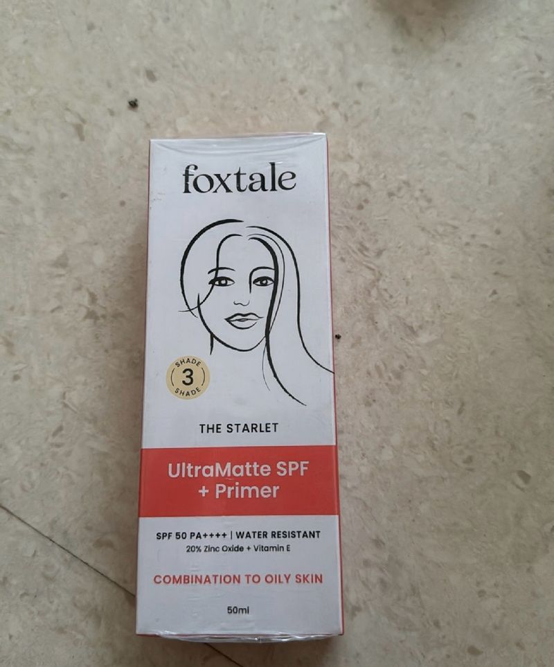 Foxtale Tinted Sunscreen