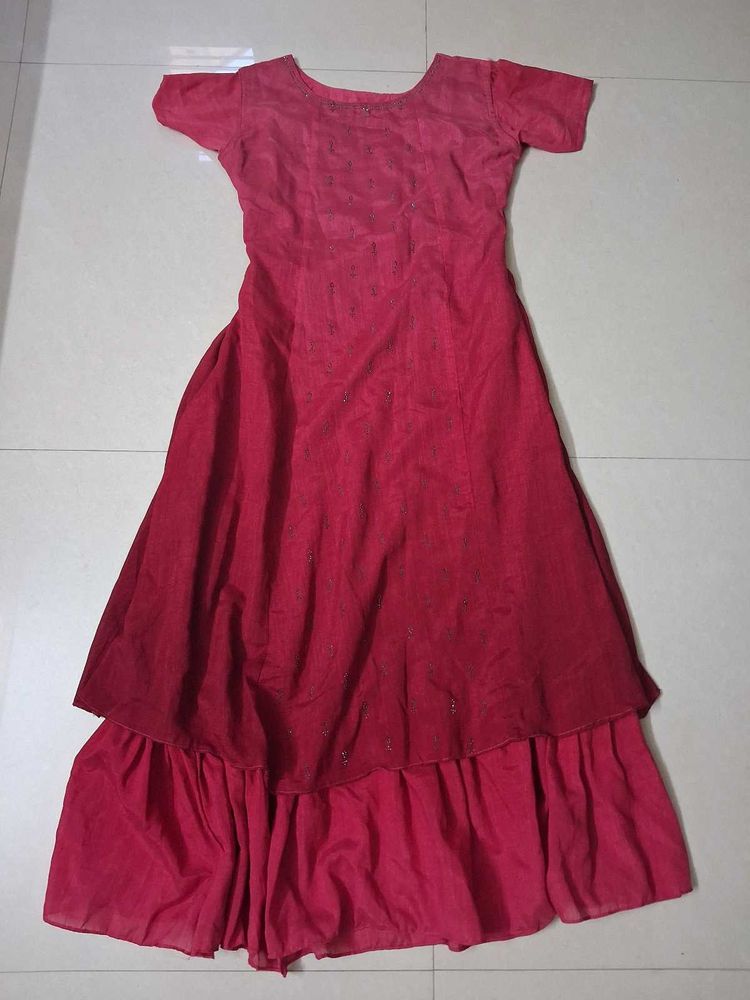 Elegant Red Kurta