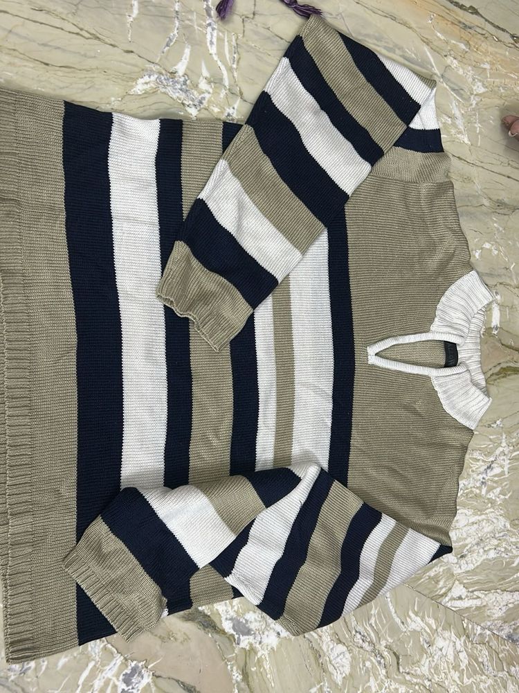 Striped Long Sleeve Sweater