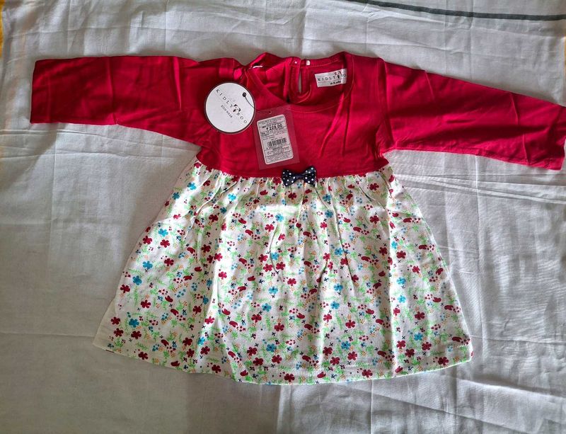 Cute Floral Print Baby Dress