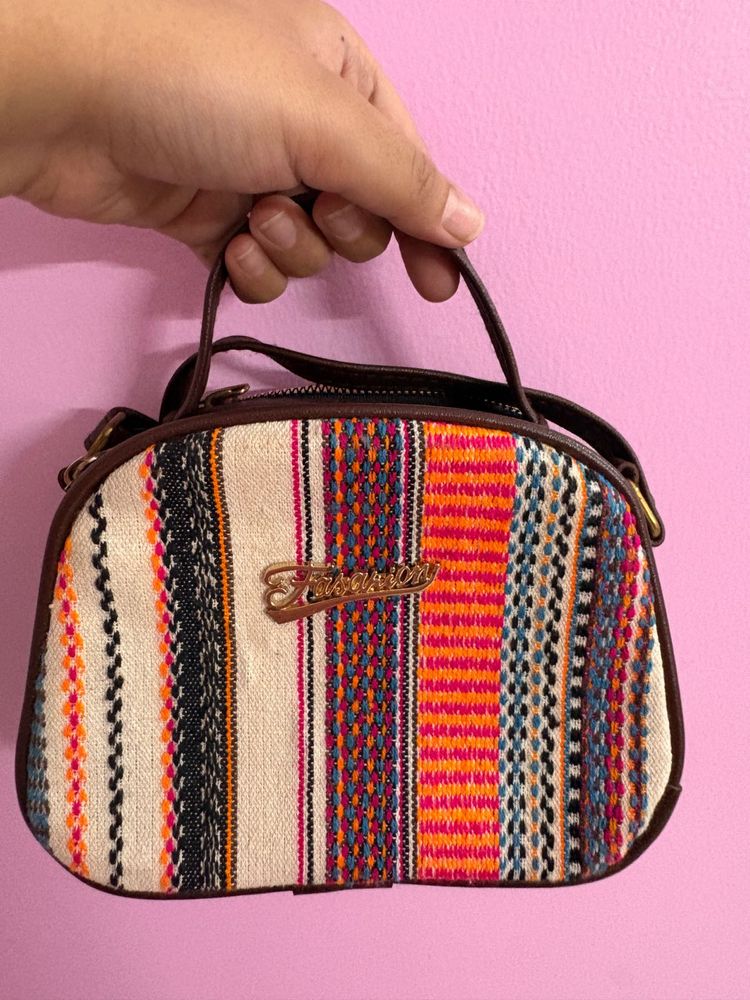 Boho Woven Crossbody Bag