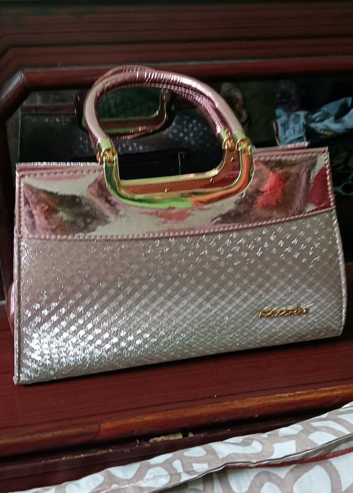 Elegant Rose Gold Handbag