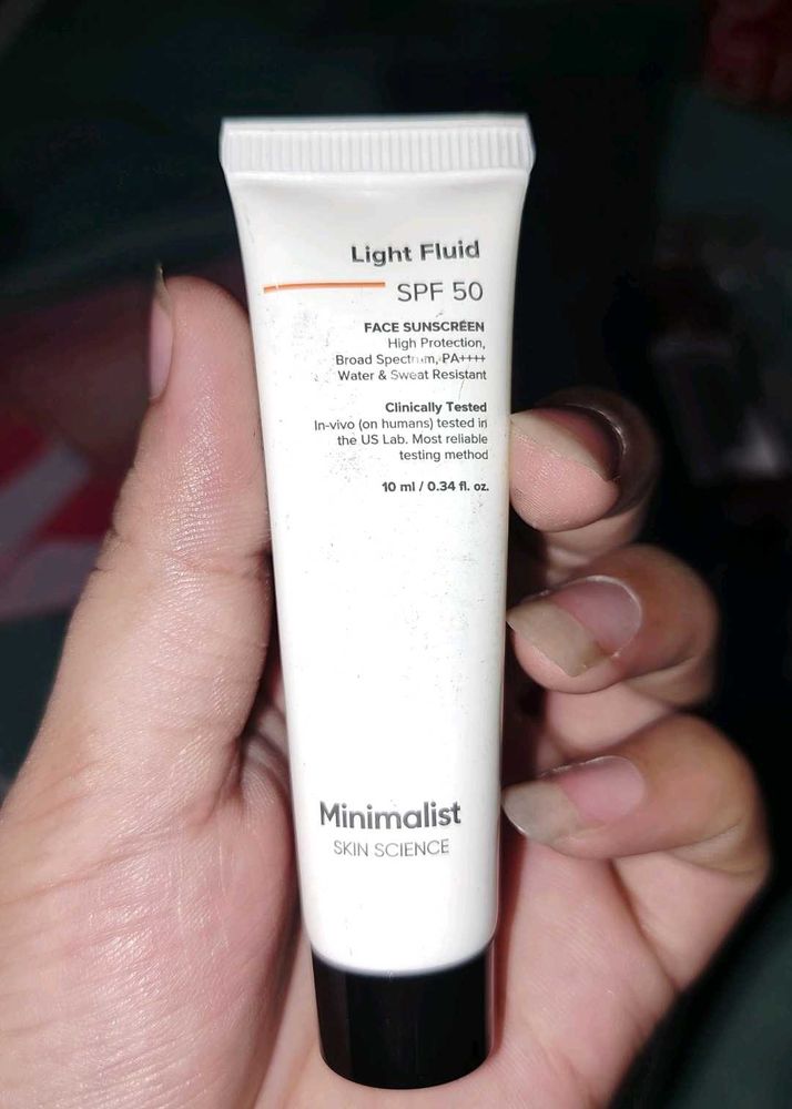 Minimalist SPF 50 Sunscreen