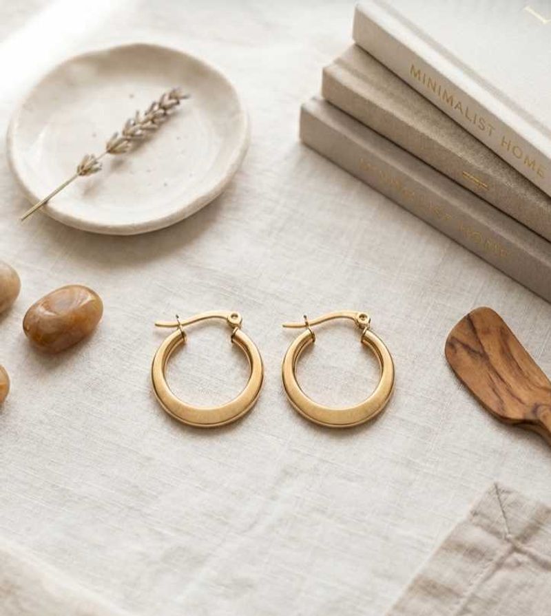 Classic Gold Hoop Earrings