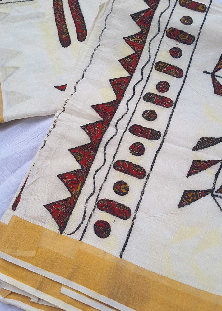 Kalamkari Saree Kerala Cotton