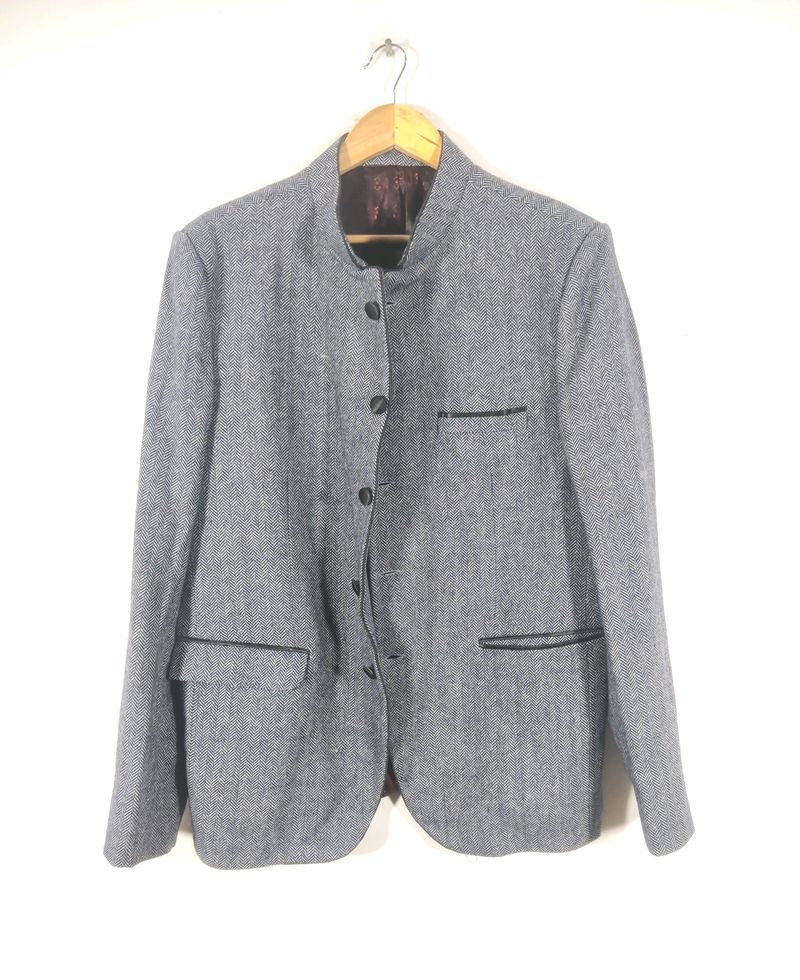 Navy Blue Casual Blazer (Men)