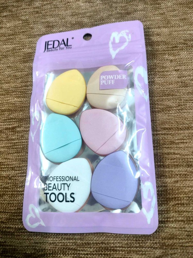 Jedal Professional Beauty Tools - 6pc Makeup Spong