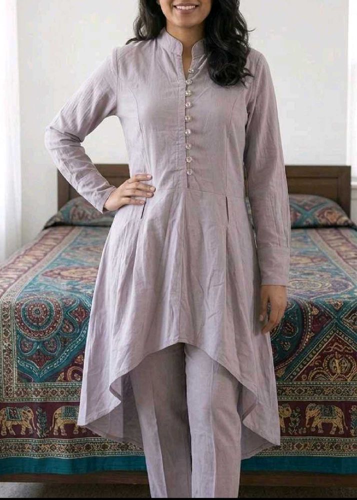 Elegant Pastel Kurta Set