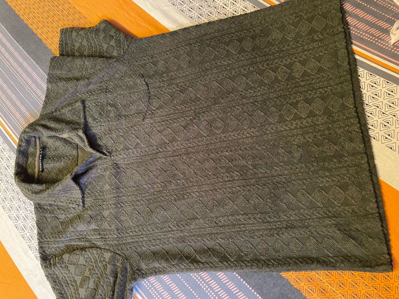 Snitch brand Men's Textured Polo Shirt