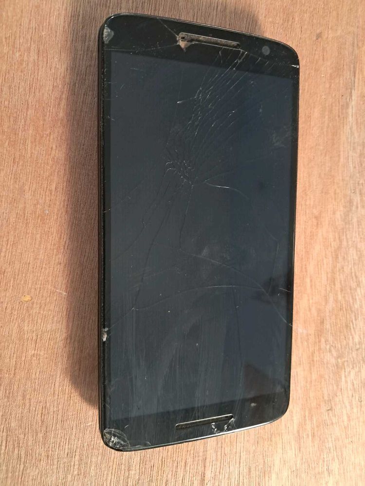 Cracked Screen Mobile Phone