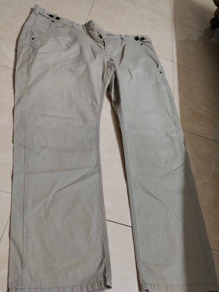 Comfortable Street wear half white Pants