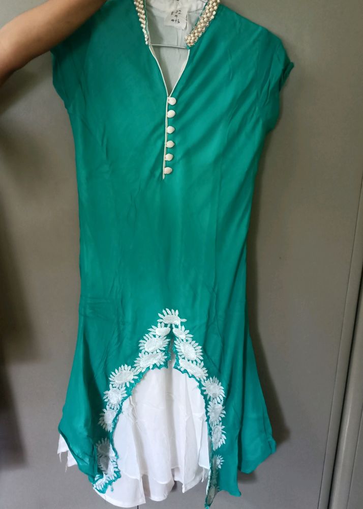 Heavy Green Kurti