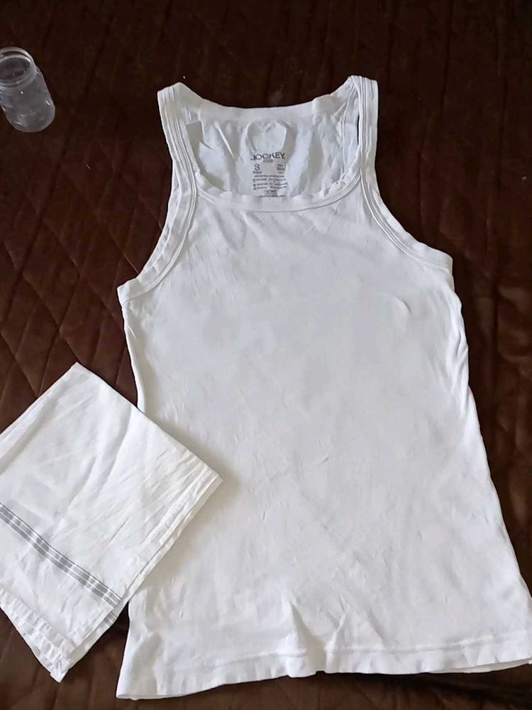 Jockey White Tank Top
