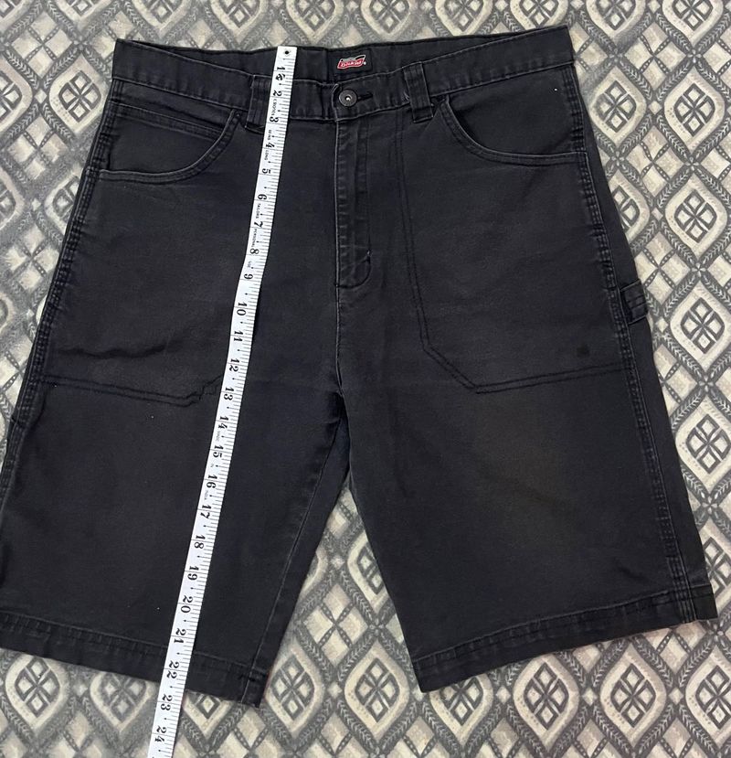 dickies black colour carpenter jorts