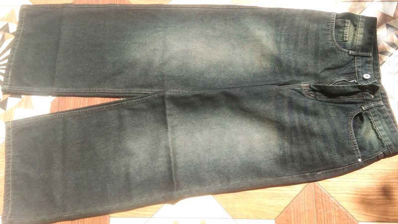Dark Wash baggy Denim Jeans