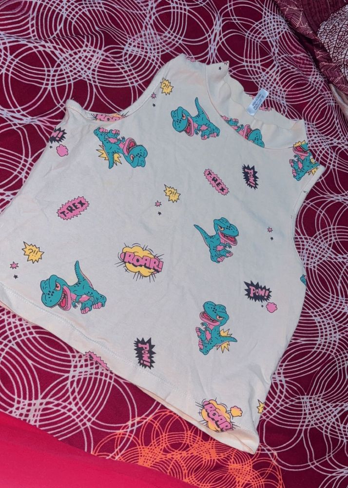 Cute printed tank top