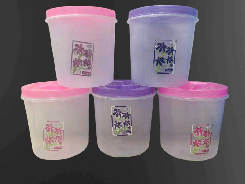 Set of 5 Storage Containers
