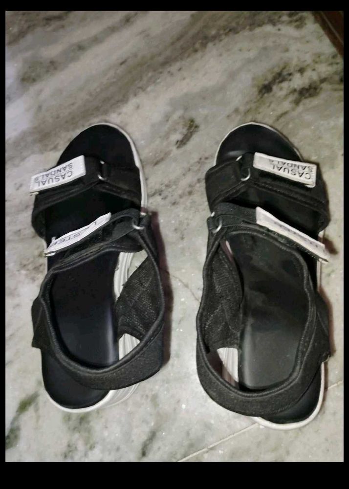 Black Casual Sandals