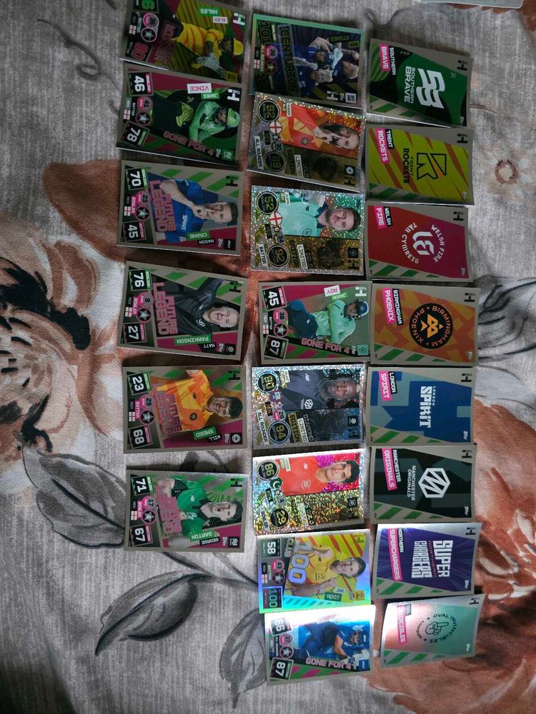 Topps Hundred Cricket Attax Cards