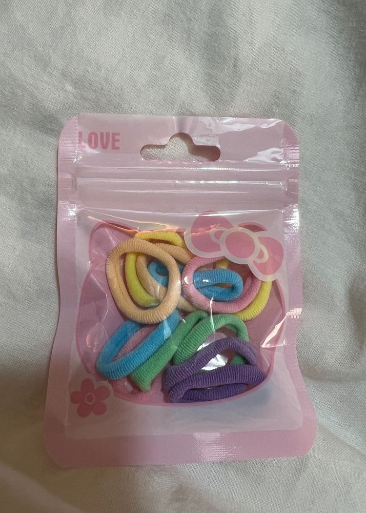 Cute Hair Ties Set 12 pcs (mini)