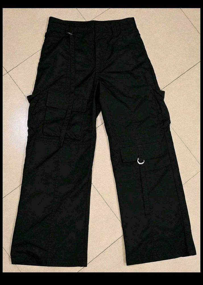Black Cargo Pants for women
