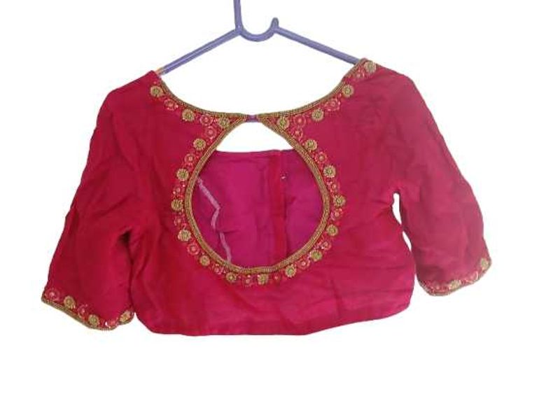 Embroidered Pink Blouse
