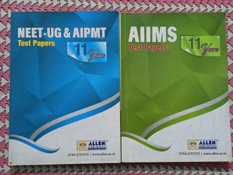 NEET-UG &amp; AIIMS Test Papers( Set of 2)
