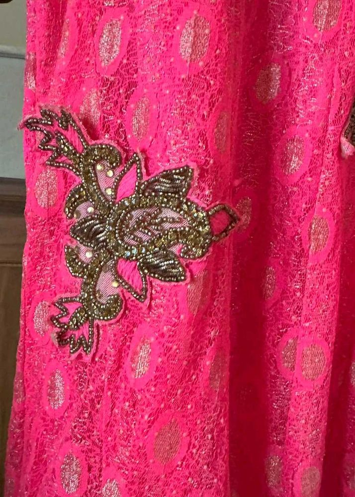 Vibrant Pink Embellished Lehenga Choli