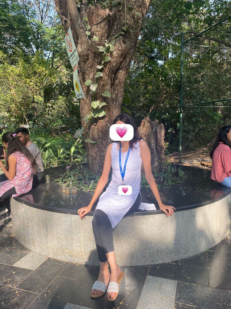 desi coded white kurti