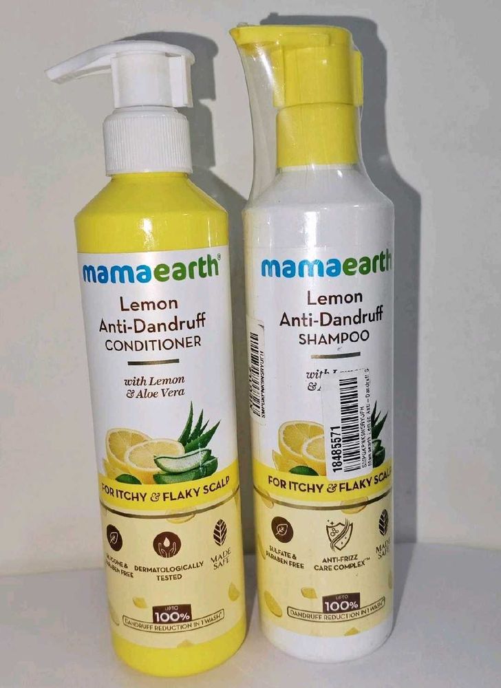 Mamaearth Anti-Dandruff Shampoo &amp; Conditioner