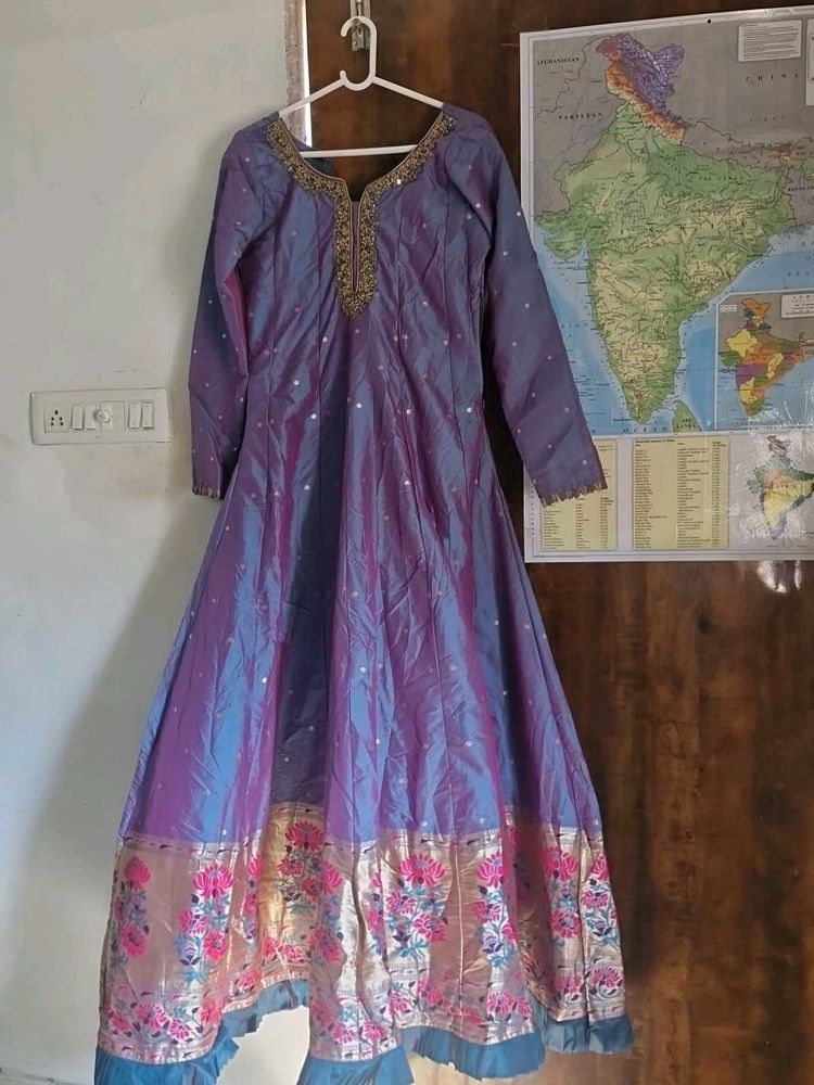 Beautiful Purple Long Gown