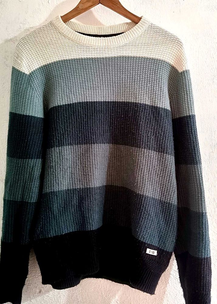 Striped Knit Sweater