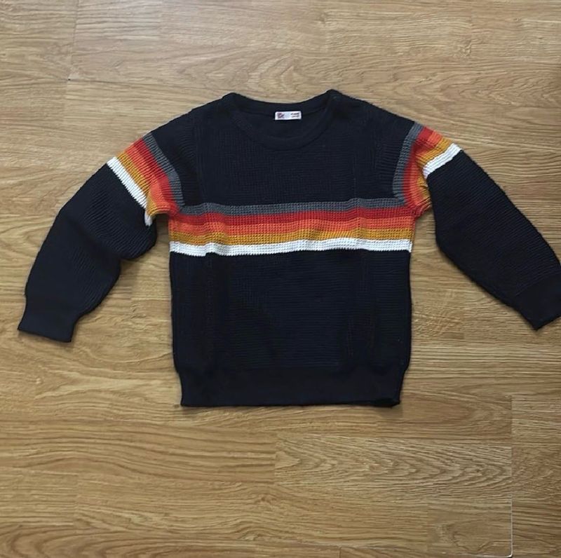 Kids Striped Knit Sweater