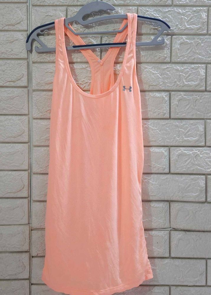 Under Armour Peach Racerback Tank Top