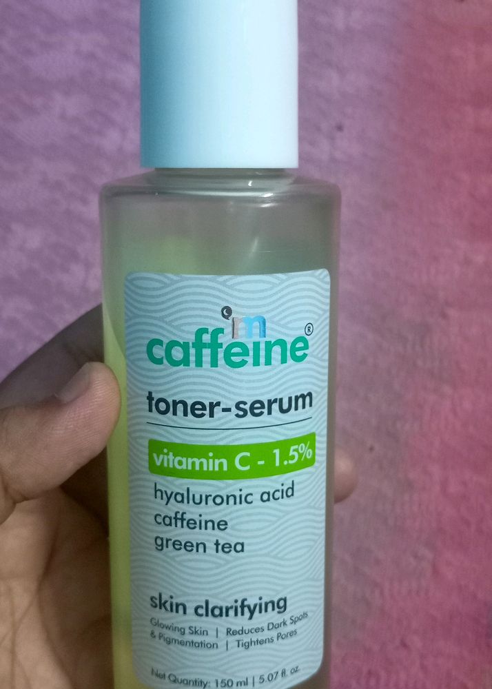 MCaffiene Toner Serum.