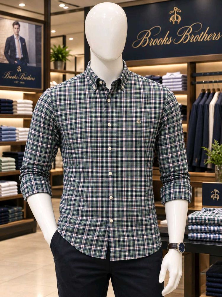 Brooks Brothers Plaid Button-Down Shirt