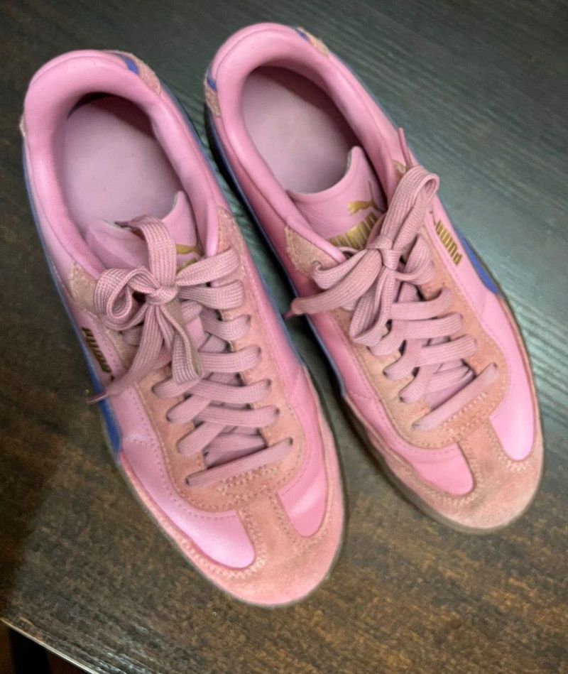 Pink Puma Sneakers