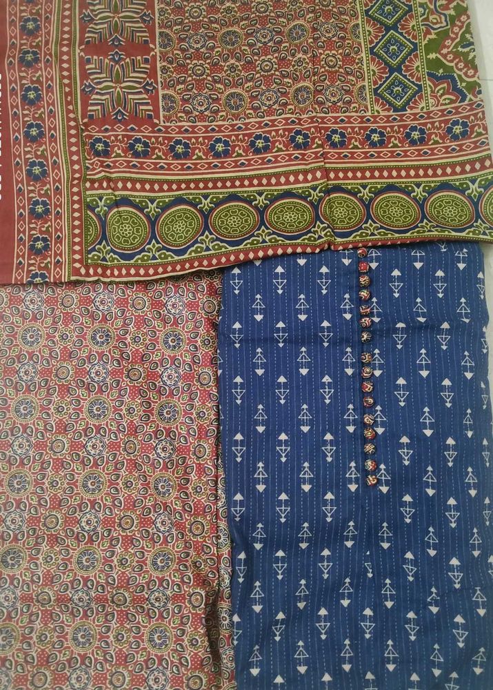 Trending unstiched  suit set with Dupatta