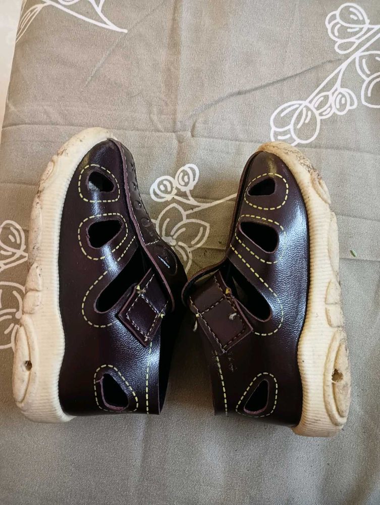 Cute Brown Baby Sandals