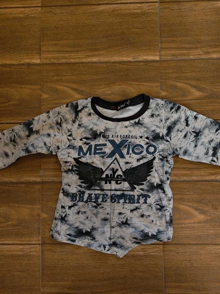 Print Long Sleeve T-Shirt