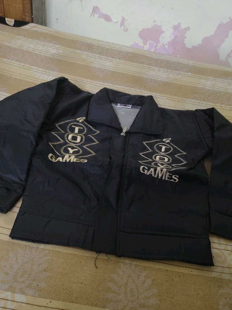 Cool Black "Toy Games" Jacket