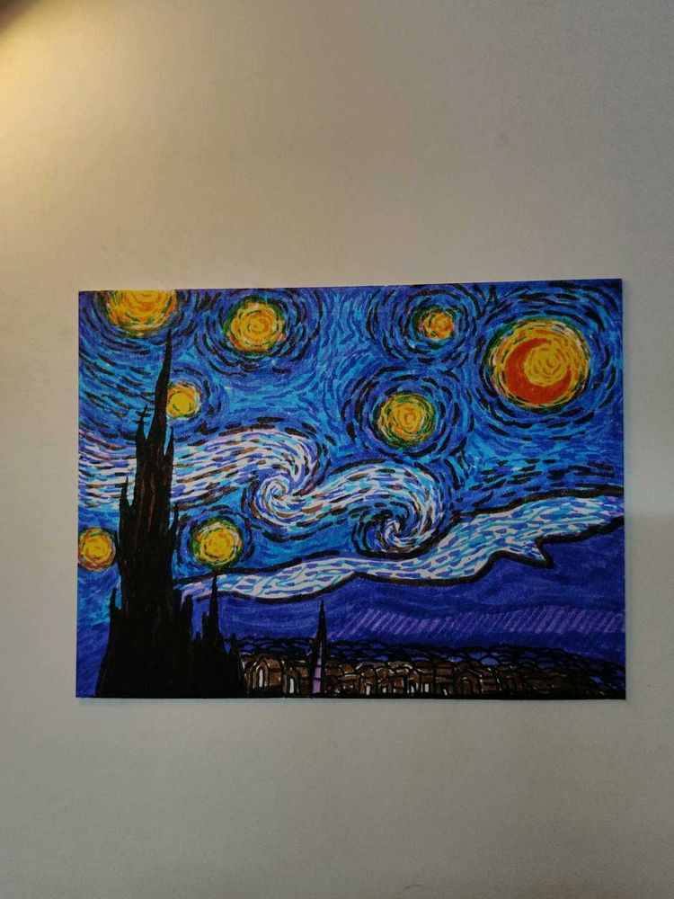 Starry Night Inspired Wall Art