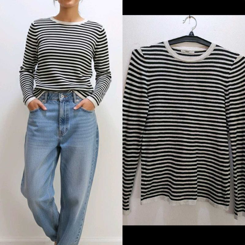 Striped Long Sleeve Top
