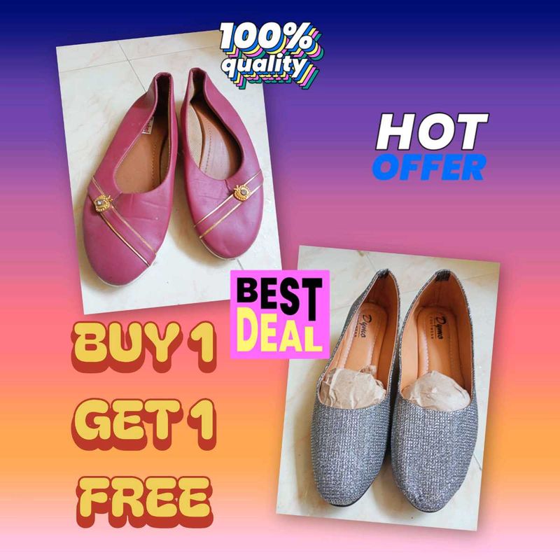 Chic Flat Shoes - Buy one Get 1 Free Offe