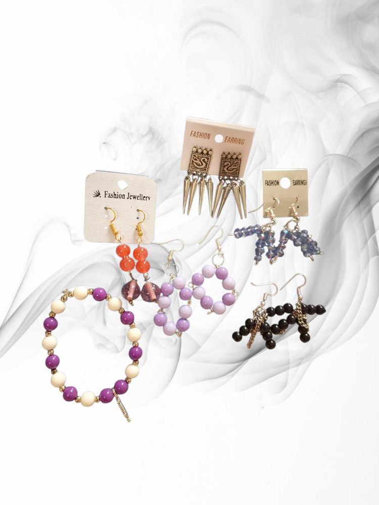 Stylish Beaded Jewellery Set (PACK OF 6)