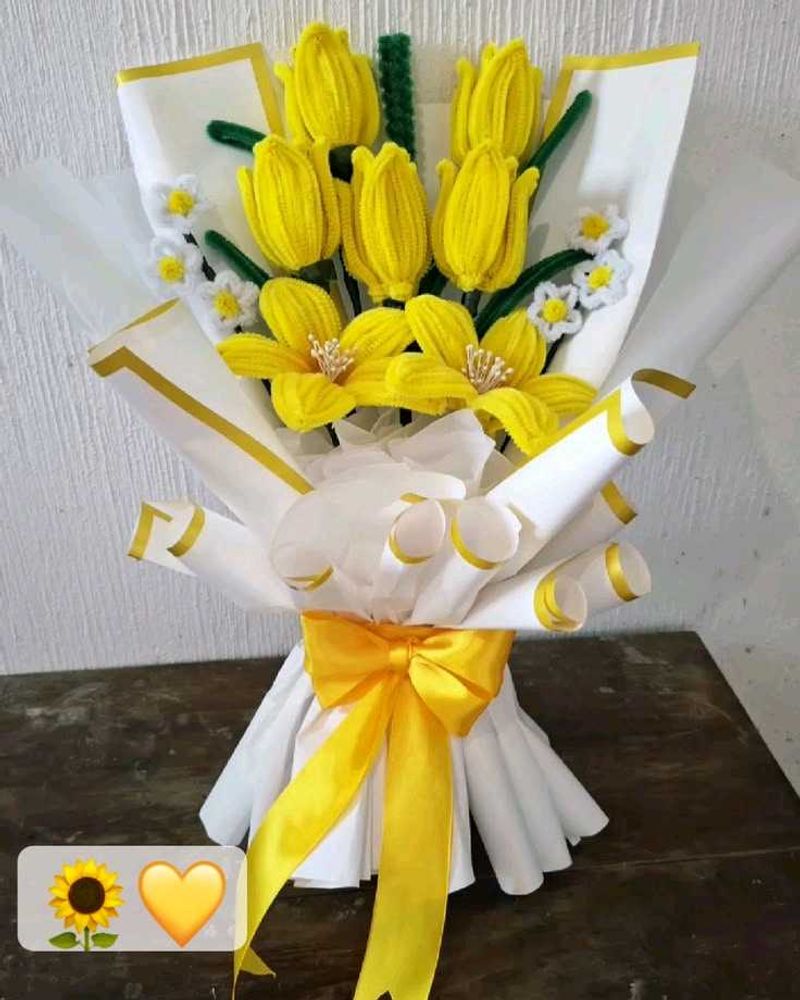 Vibrant Yellow Flower Bouquet