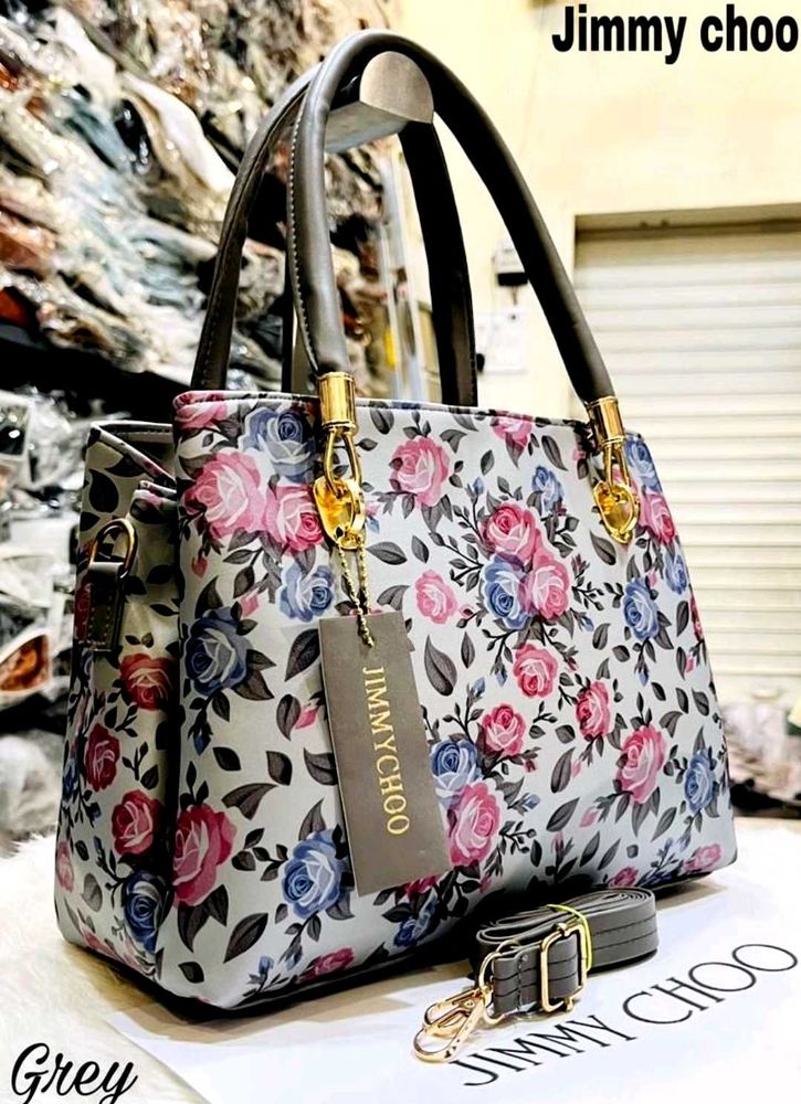 🔥Free Delivery 🔥Printed  Grey Tote Bag