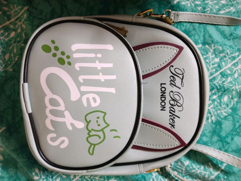Pastel Green Backpack Cum Sling bag